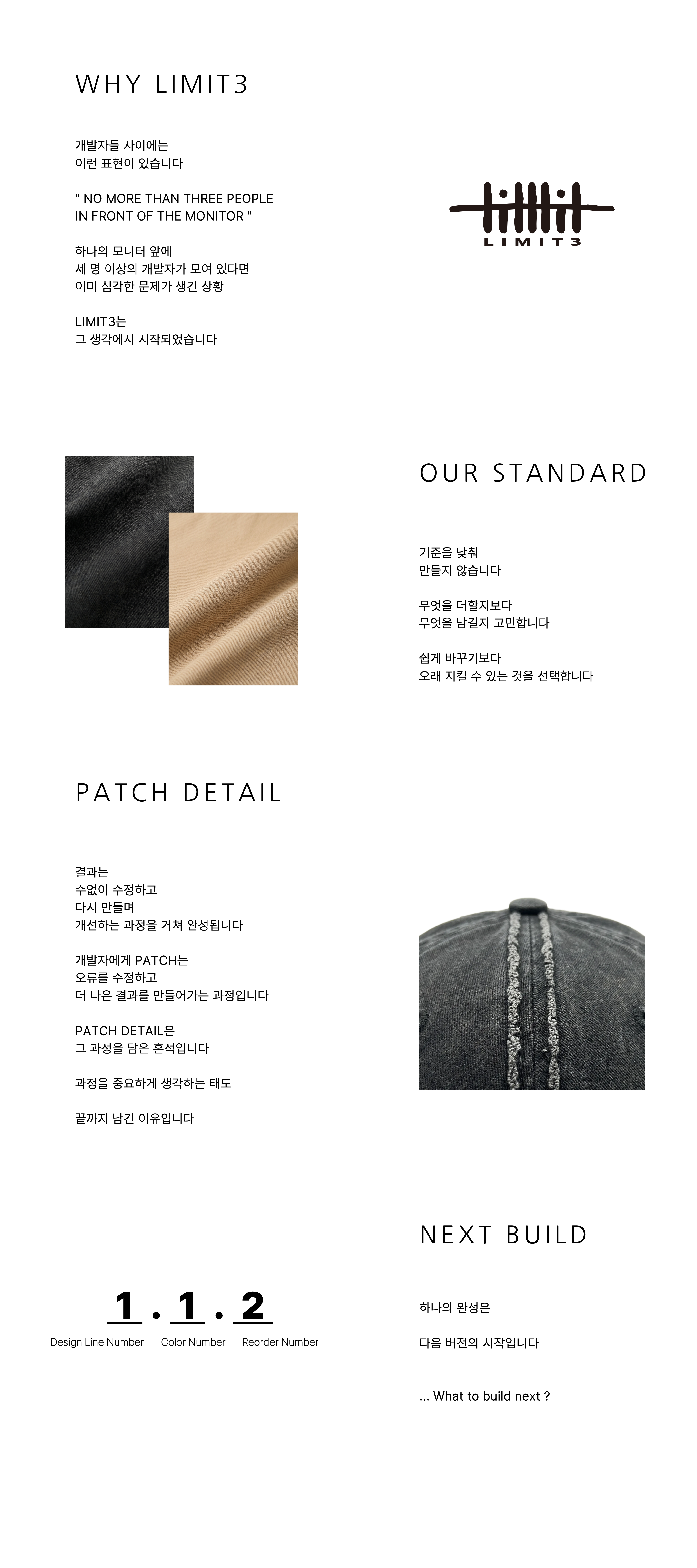 LIMIT3 Brand Story